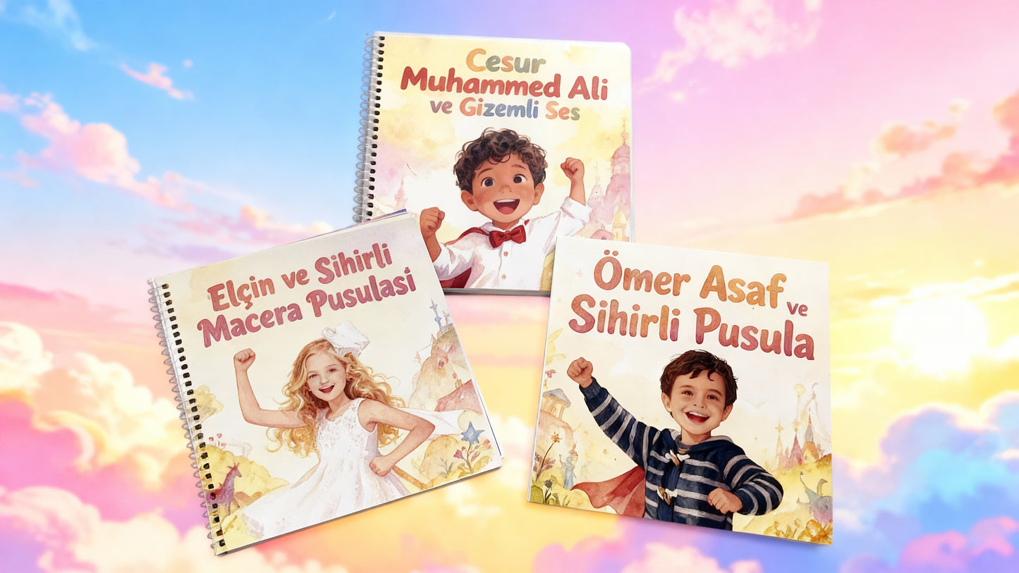 Pofidu™ Çocuğunuza Özel - Onun İsmiyle ve Yüzüyle Masal Kitabı